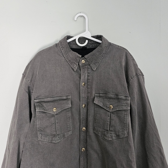 NWT Men's Milwaukee Performance Light Gray Denim Concealed Carry Armored Jacket - Picture 3 of 11